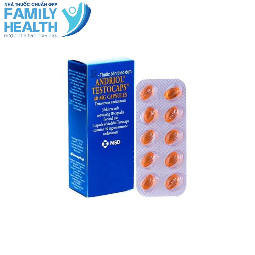 Andriol Testocaps 40mg